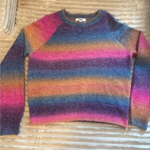 BB Dakota by Steve Madden Women’s Colorful Striped Sweater